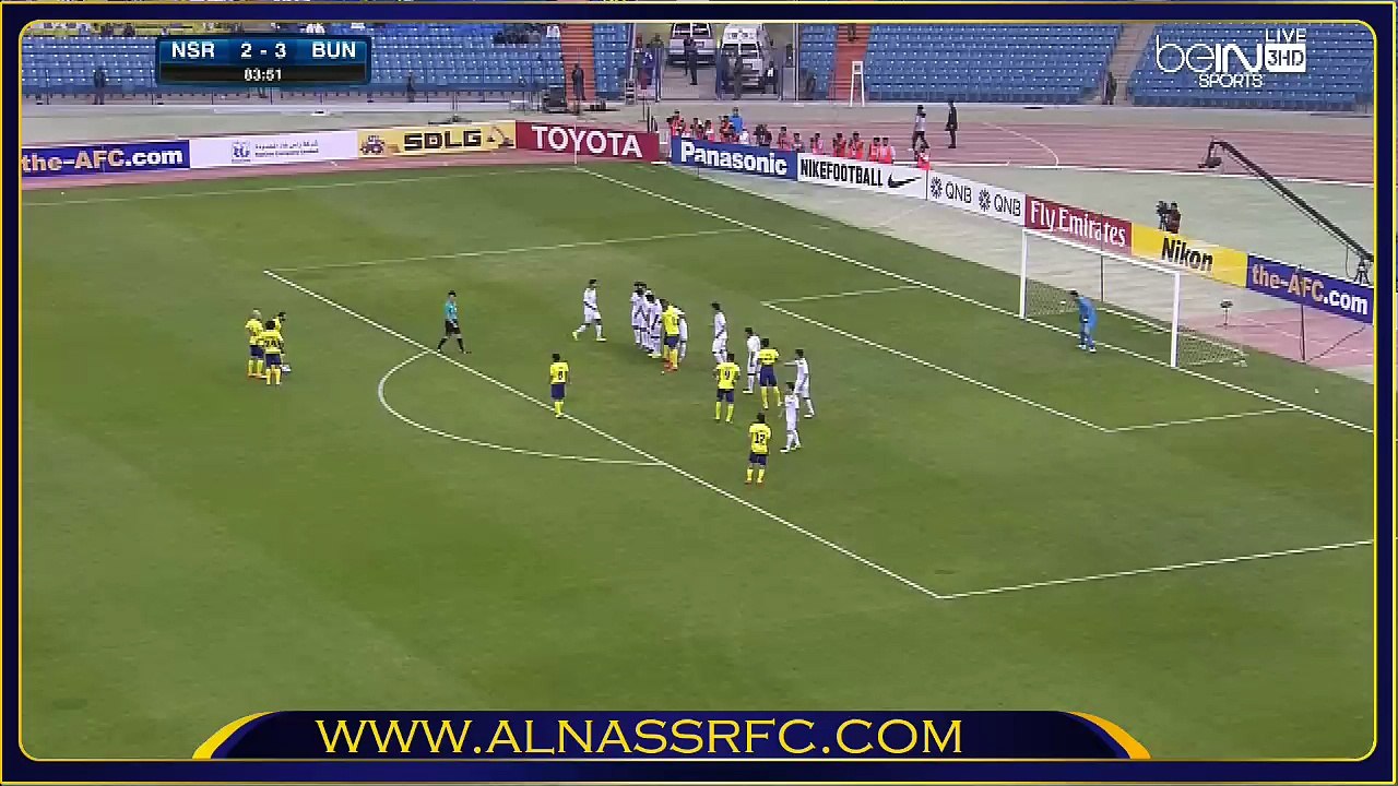 هدف النصر الثالث على بونيودكور الأوزبكي || دوري أبطال آسيا 2016