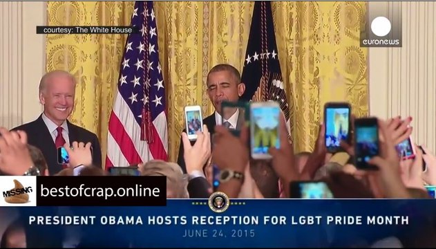 Obama's response to a guy farting during his speech.