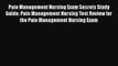 [PDF] Pain Management Nursing Exam Secrets Study Guide: Pain Management Nursing Test Review