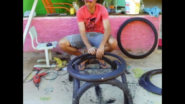 Мебель из покрышек своими руками