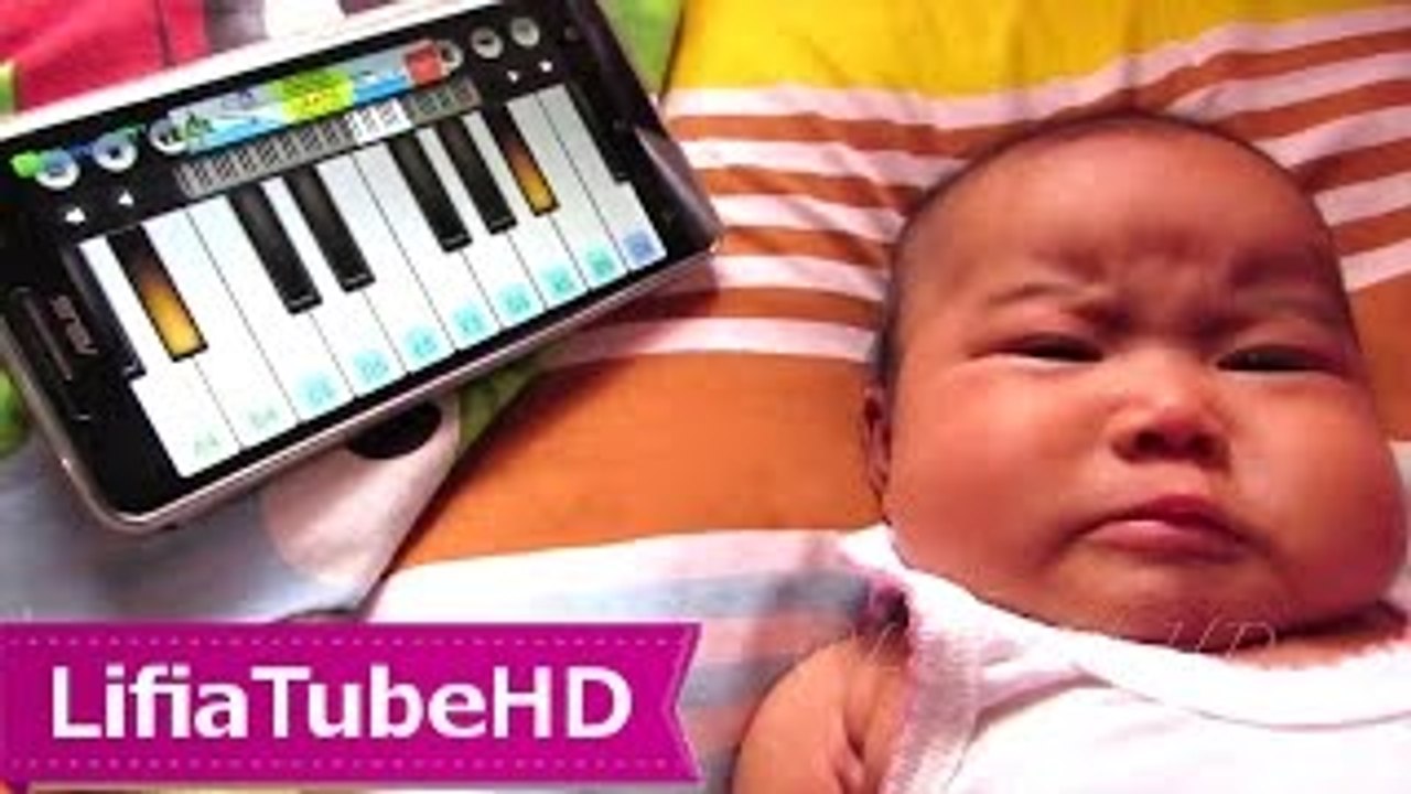 Funny Kids ❤ Baby React to the song of sad music and happy music