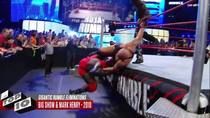 Gigantic Royal Rumble Eliminations — WWE Top 10