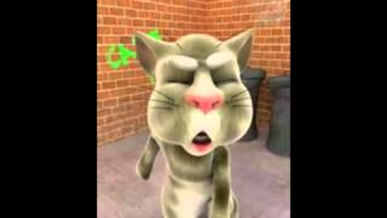 Talking Tom Cat singing If You Are Happy
