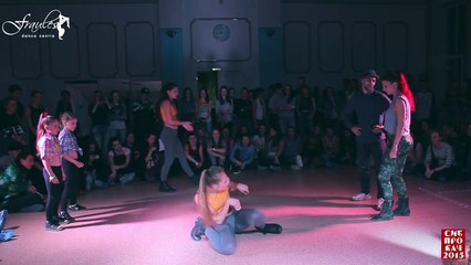 Siberian Dancehall Contest 2015 - 2x2 - 1-4final - Eva & Dasha vs. Sofa & Maru vs. БелоРусы