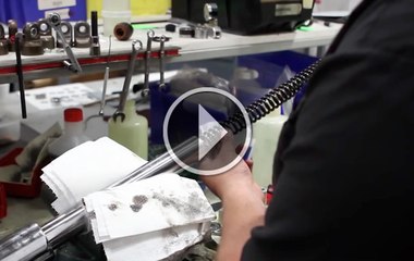 Progressive Suspension Monotube Fork Cartridge Kit on HD Touring Models