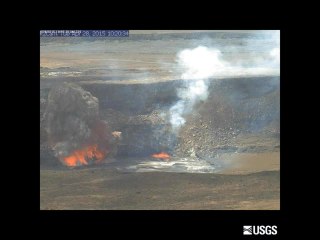 Rockfall At Lava Lake