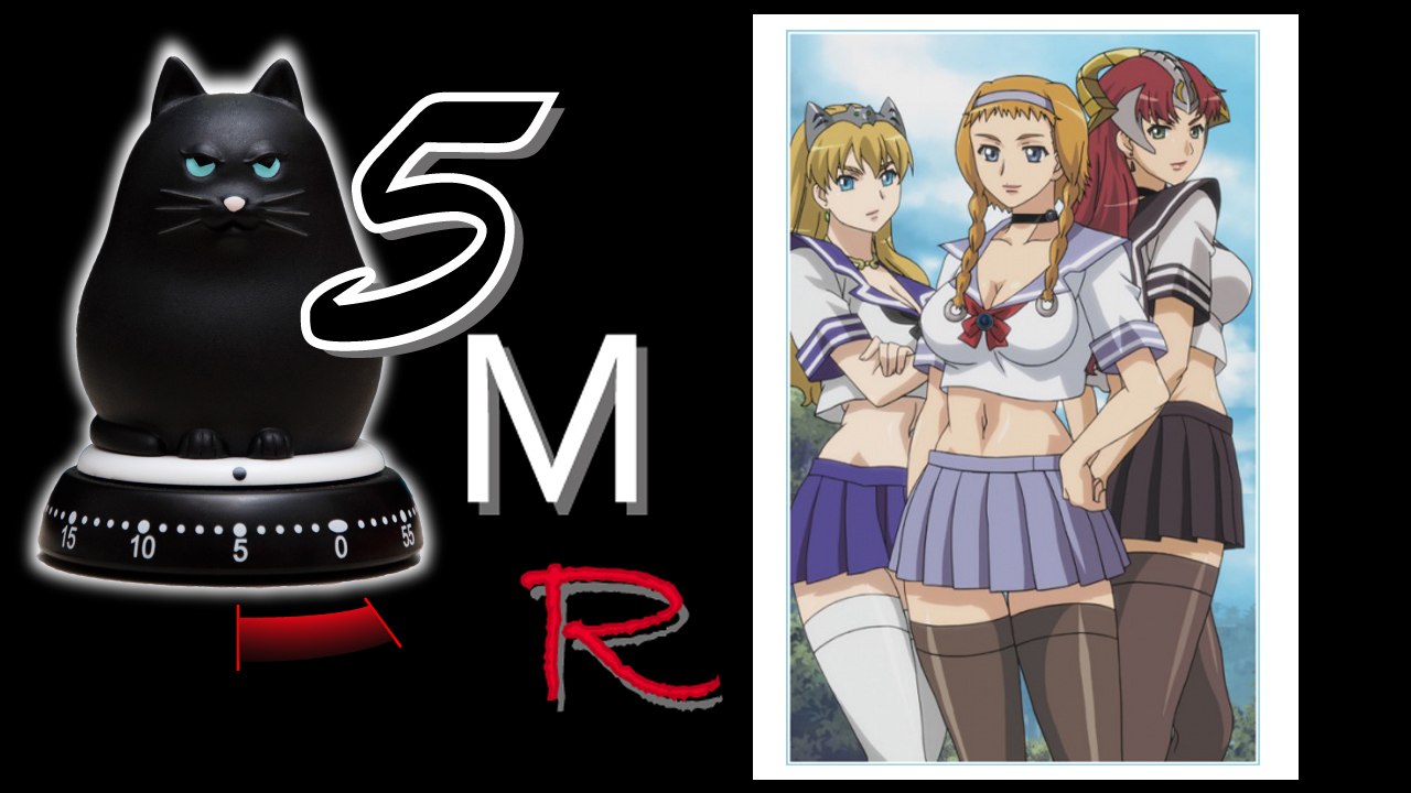 5 minutes random anime - 20.2 - queen's blade rurou no senshi - minna dechau yo gainos gakuen daiobare! - special