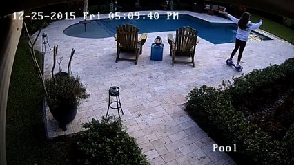 Girl Goes Fishing For Her Hoverboard