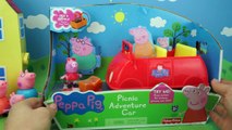 Свинка Пеппа. Машинка. Пикник. Веселое видео для детей про смешную Peppa Pig Открываем и играем.