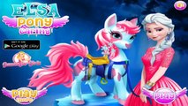 Frozen Elsa Pony Caring - Disney Frozen Videos Games for Girls HD