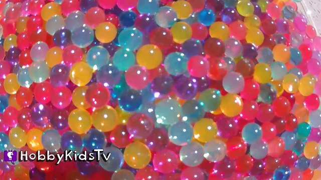 Worlds Biggest ORBEEZ Pool Surprises! Toys Minion, Marvel Blind Boxes HobbyKidsTV