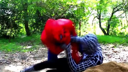 Spiderman Vs Black Spider man (Venom) Fight In Real Life Superheroes Battle !! Superhero funny movie