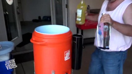 Apparently, it's National Margarita Day...and this guy knows how to celebrate!