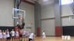 High School Basketball Coach Dunks Over Player