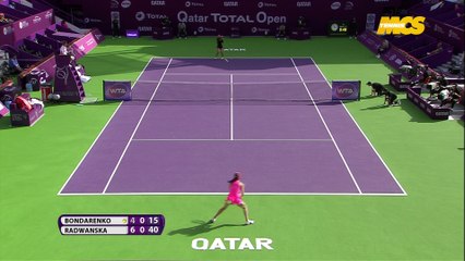 WTA Doha - Le point de la journée pour Bondarenko