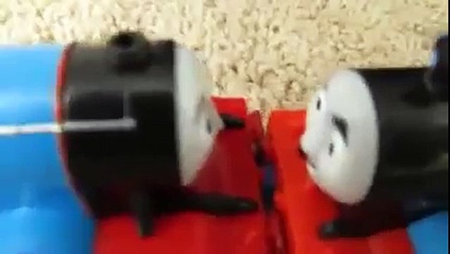 Thomas The Train Gordon the Big Engine Beats Thomas the Train In Pushing Match