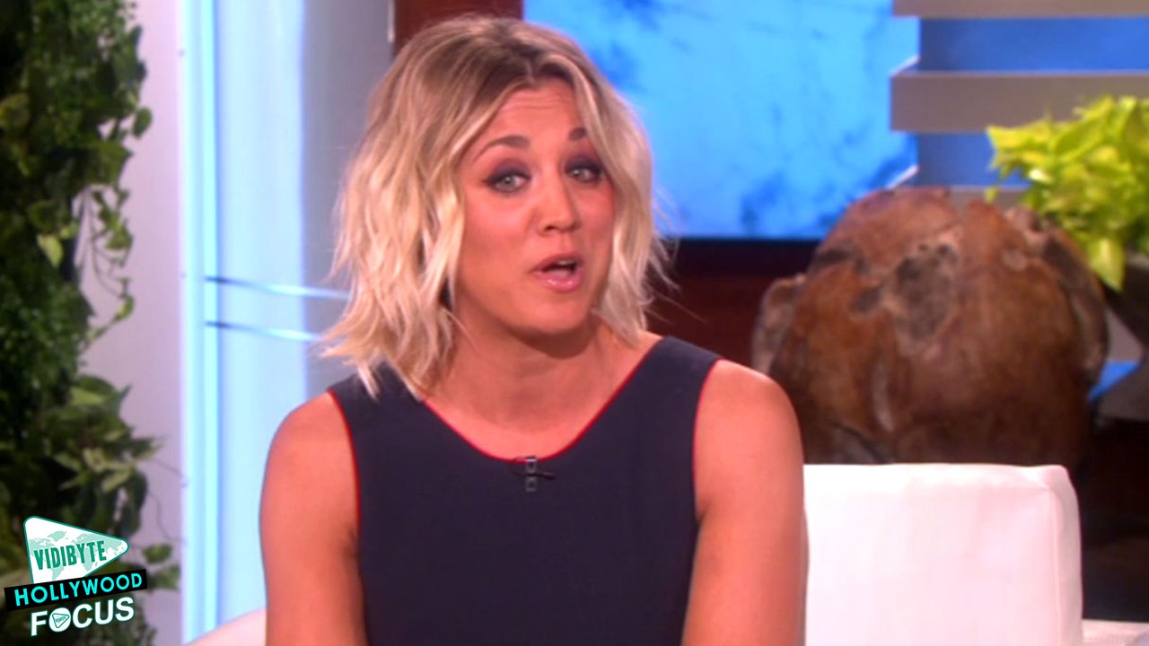 Kaley Cuoco Gets Emotional on Ellen Show