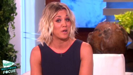 Kaley Cuoco Gets Emotional on Ellen Show