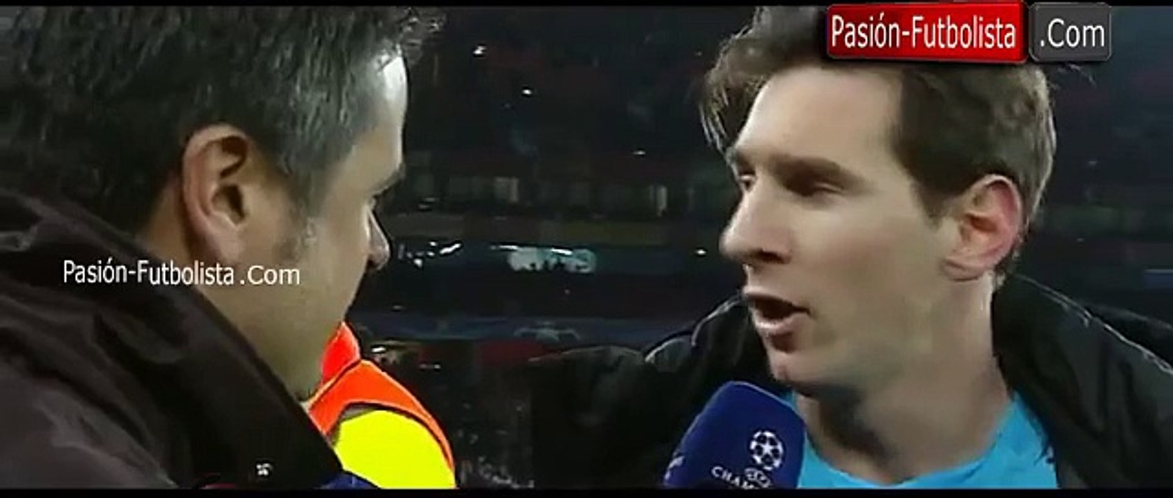 Lionel Messi Entrevista Luego del Triunfo *Arsenal vs Barcelona 0-2*