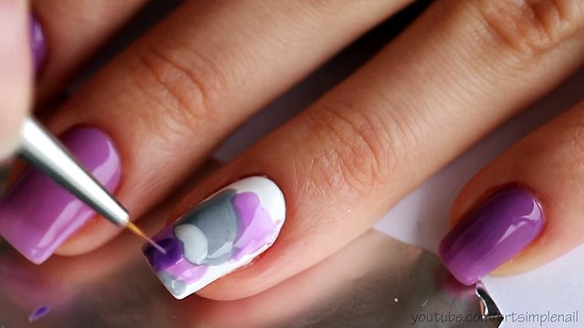 Мишка Тедди роспись гель лаком. Дизайн ногтей с термо гель лаком - TEDDY Nail Art