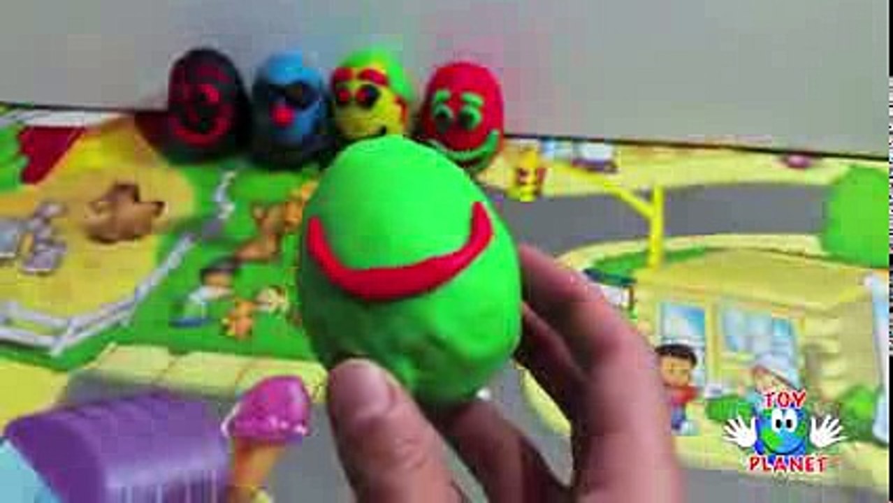 Play Doh Surprise Happy Eggs - Felices Huevos Sorpresa en Español - Captain America, Iron Man