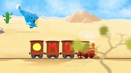 Мультфильмы - Смышленый паровозик - Квадрат и круг - мультик 4