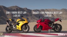 SUPERBIKE COMPARISON VIDEO: EBR 1190RX v. Ducati 1199 Panigale