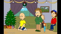 caillou gets grounded on christmas
