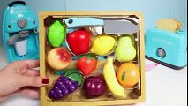 Toy Cutting Fruits Velcro Cooking Playset Kitchen Spielzeug Schneiden von Obst Klett Toy Food