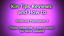 Unboxing playstation 3 PS3 PS sony 160GB blu ray player HDMI HD 1080P 720P 3D wifi PSN