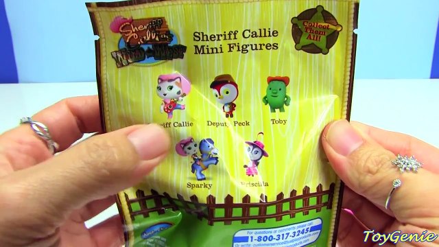Sheriff Callies Wild West Play Doh Surprise Eggs Toby Sheriff Callie Blind Bags