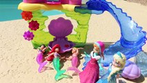 Frozen Little Mermaid Ariel Ultimate Ariel Bath Gift Set Color Change Dolls