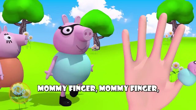 Peppa Pig 3D Finger Family | Nursery Rhymes | 3D Animation In HD From Binggo Channel