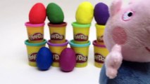 Play-Doh Eggs Peppa Pig Playdough Eggs Surprise Eggs