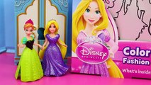 DISNEY PRINCESS Rapunzel Tangled Coloring Purse & MagiClip Dolls DIY Purse by DisneyCarToys
