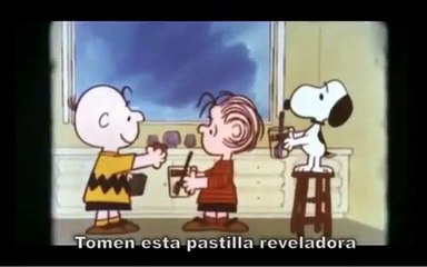 Snoopy cepillándose los dientes (Subtitulado Español)