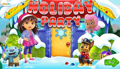 Мультик: Щенячий Патруль Дора Праздничная вечеринка / Puppy Patrol Dora Holiday Party