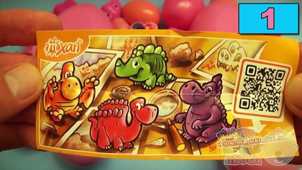 Learn Colours with Surprise Eggs! PINK!