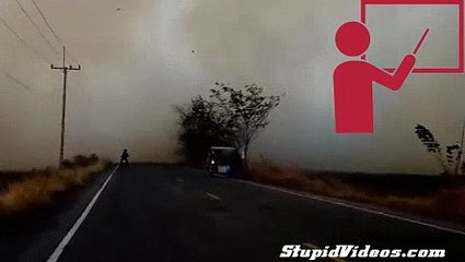 Driving Blindly Through Cloud of Smoke