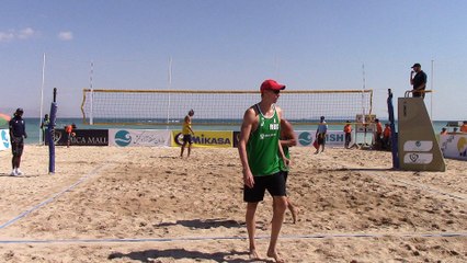 1 RUS VS RUS 2/0 Stoyanovskiy/Yarzutkin VS Liamin/Barsouk (21-16, 21-17)