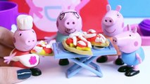 Peppa Pig Cooking Play Set Play Doh Pizza Playdough Chef Peppa Pig Cocinera Carry Case