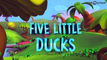 Five Little Ducks Went Out One Day | 3D Animation Nursery Rhymes | 5 Little Ducks