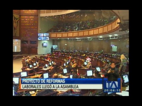 Proyecto de reformas laborales ya está en la Asamblea