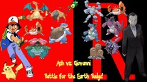 (HD) Pokemon Gym Battle Simulation! Ash vs Giovanni for the Earth Badge! Battle of the Badge!