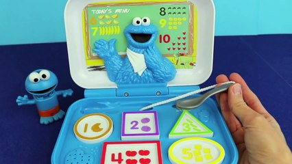 Download Video: Cookie Monster Learn and Crunch Lunchbox Sesame Street Cookie Monster Toy Count N Crunch