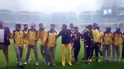 Quetta Gladiators Thanking Their Fans After Qualifying For The Final of PSL