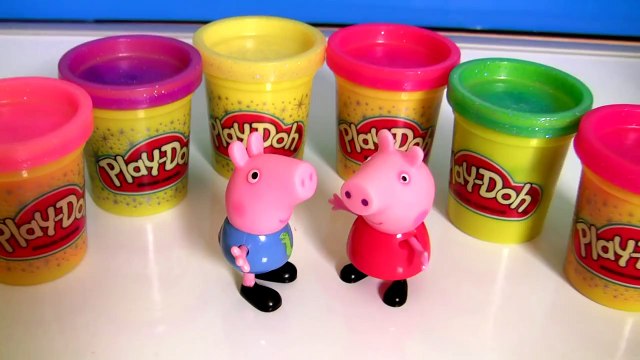 Play Doh Sparkle Porquinha Peppa Pig Ovos Surpresa Massinha Play Dough Brillante com Brinquedos BR