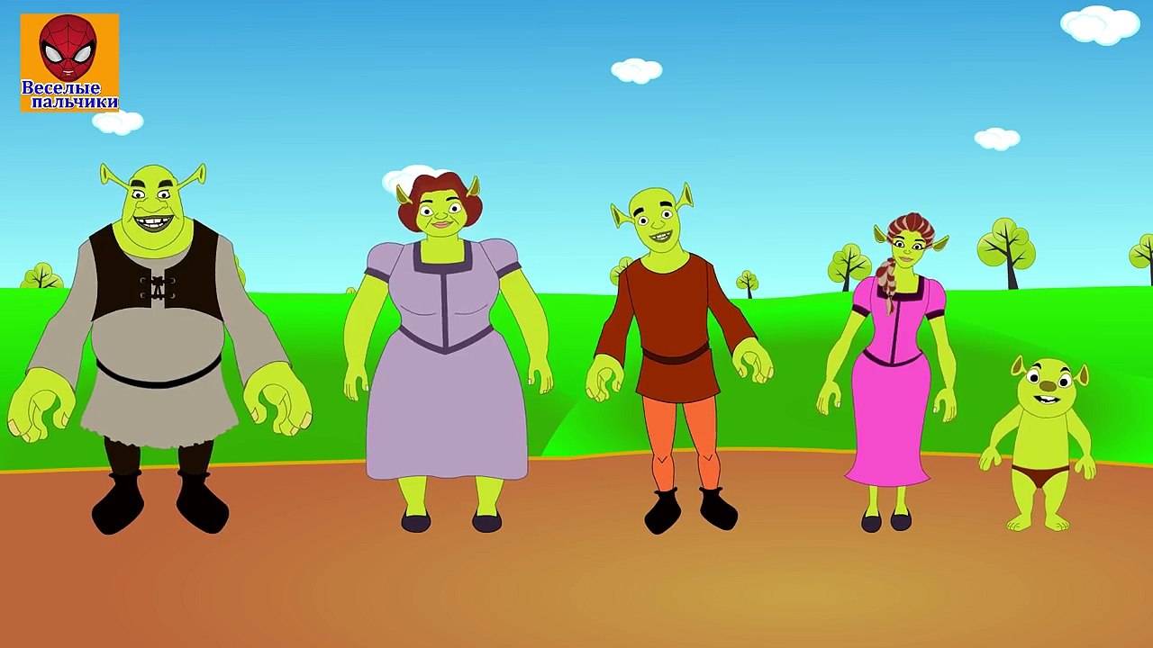 Семья пальчиков ШРИК | Funny Green Monster Finger Family in Russian ...