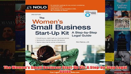 Download PDF  The Womens Small Business StartUp Kit A StepbyStep Legal Guide FULL FREE