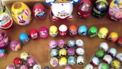 ★★ 100 SURPRISE EGGS ★★ My Kinder Suprise Eggs Collection - Surprise Toys Review